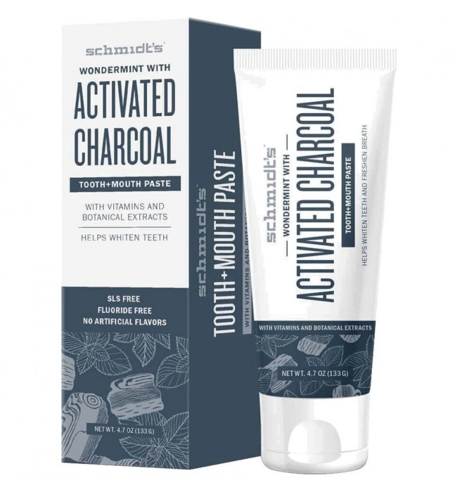 Tooth and Mouth Paste Activated Charcoal with Wondermint