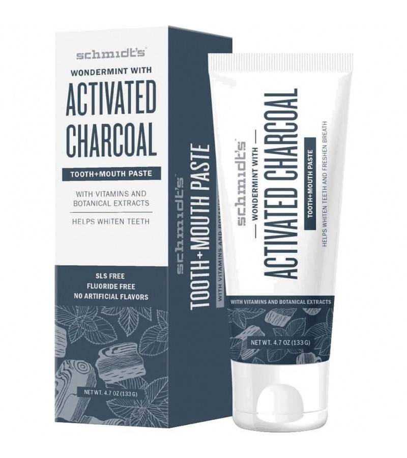 Tooth and Mouth Paste Activated Charcoal with Wondermint