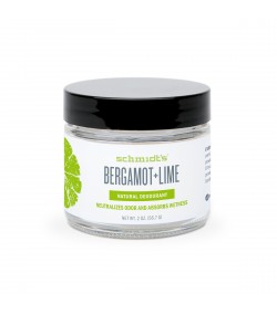 Natural Deodorant Jar Bergamot and Lime