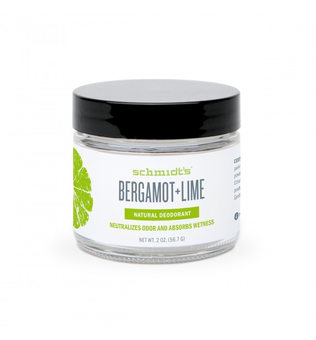 Natural Deodorant Jar Bergamot and Lime