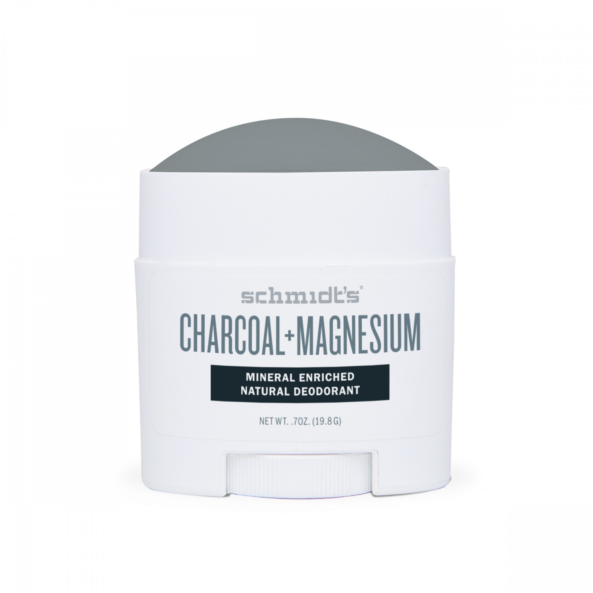 Natural Deodorant Charcoal and Magnesium Travel Size Schmidt's Naturals